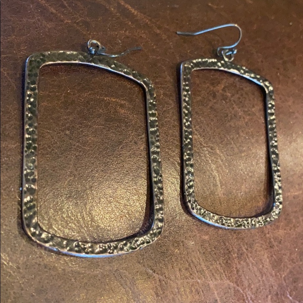NEW Hammered Bronze Earrings